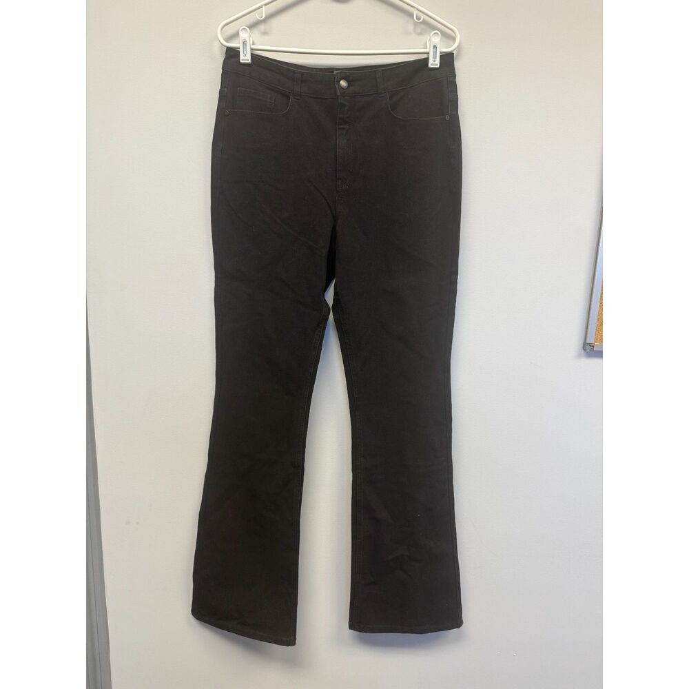Commando Do It All Denim Flared Jeans Women’s L Black High Rise Stretch